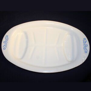 Collector's Item! Vintage 16 ½” Corning® Ware Cornflower Platter P-19